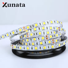 24V LED strip 5050 Waterproof Flexible rope light 5m 300leds Cold warm white / blue / red / green / yellow /RGB led tape SMD5050 2024 - buy cheap