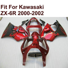 100% fit injection fairing kit for Kawasaki ZX6R wine red 2000 2001 2002 Ninja ZX 6R 636 00 01 02 fairings XR46 2024 - buy cheap