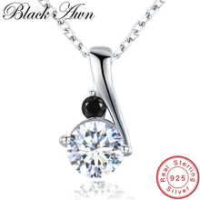 Black Awn2022 New Romantic Arrive Silver Color Classic Jewelry Trendy Engagement necklaces & pendants for Women K030 2024 - buy cheap