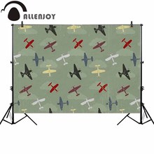 Allenjoy background for photo studio airplane cloud vintage children photography backdrop photobooth photoshoot fabric 2024 - buy cheap