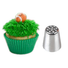 Cute Silver Grass Hair Icing Pastry Piping Nozzle Cake Cupcake Decorating Tip Tools Set 2024 - buy cheap