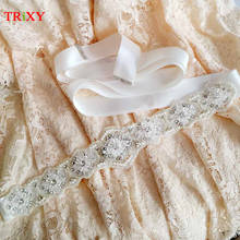 Trixy B220 роскошный Свадебные ремни ручной работы со стразами свадебные пояса Пояса Свадебная вечеринка невесты платье подружки невесты ремень Пояса 2024 - купить недорого