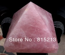 Free Shipping ddh00685 NATURE ROSE QUARTZ CRYSTAL PYRAMID POINT REIKI HEALING 2024 - buy cheap