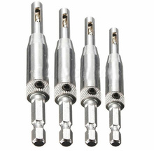 4pcs/set HSS Self Centering Door Cabinet Hinge Drill Bits Set 5/64 7/64 9/64 11/64 DIY tools 2024 - buy cheap