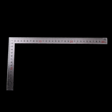 Geométricos de aço de metal tente conjunto quadrado para carpintaria, ferramenta de medição de madeira, régua de ângulo reto 90 graus, instrumentos de medição 2024 - compre barato