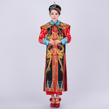 High Quality Chinese Emperor Traditional Costume Chinese Ancient Emperor Queen Costume The Qing Dynasty Dragon Robe Chosang 17 2024 - buy cheap