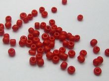Contas de semente de vidro 5000 opaco 2mm (10/0) vermelho + caixa de armazenamento 2024 - compre barato