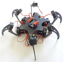 18DOF Aluminium Hexapod Robotic Spider Six Legs Robot Frame Kit with Remote Controller F17328 2024 - buy cheap