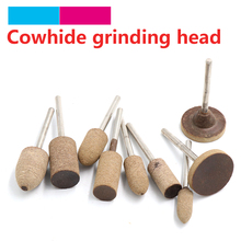 10pcs Cowhide Polishing Grinding Head Wheel Electric Mini Grinder Drill Bit Rotary Power Tools Accessories For Metal Jade Wood 2024 - buy cheap