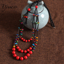 Yesucan-collar de cuentas africanas multicapa, joyería con estilo, cuentas nigerianas, joyería 2024 - compra barato