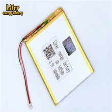 plug 1.0-3P 507580 5000mah 3.7V Rechargeable charging lithium polymer battery for Tablet PC Smart mobile phone 2024 - buy cheap