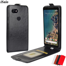 Caso para Google Pixel Pixel 2XL 2/2 XL Capa de Couro Da Aleta Slot Para Cartão Caso Do Cartão De Telefone TPU Interior shell Fundas Capa À Prova de Choque 2024 - compre barato