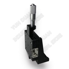 Z Axis 50*50 мм 2 "ручное смещение вертикального подъема тонкой настройки платформы направляющая с поперечным роликом линейный сценический раздвижной стол LV50 2024 - купить недорого