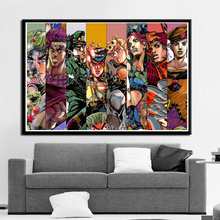 JoJo s Bizarre Adventure Action Japan Anime Kid-pinturas de cómics, póster e impresiones, imágenes artísticas de pared para decoración del hogar y sala de estar 2024 - compra barato