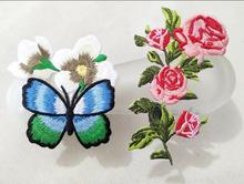 Mix2 flower patch for clothes Iron On patches for clothing Sew on patch Embroidered fabric Applique badges skirt DIY accessories 2024 - buy cheap