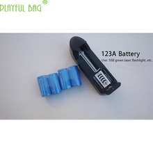 Outdoor activities CS 123A battery flashlight green laser charger toy water bullet gun battery set accessories M67 2024 - buy cheap