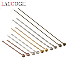 New 200pcs/lot Antique Bronze/Gold/Gunblack Color 20/25/30/40/50mm (24 gauge) Ball Head Pins Needles for DIY Jewelry Findings 2024 - buy cheap