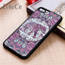 LvheCn Elephant Mandala Spiritual phone Case cover For iPhone 5 6 6s 7 8 plus X XR XS max 11 12 Pro Samsung Galaxy S8 S9 S10 2024 - buy cheap