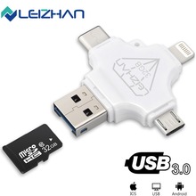 LEIZHAN 128GB OTG USB Flash Drive for iphone xr x 6s Adnroid Pen Drive 64GB USB C Memory Stick TYPE-C Pendrive 32GB USB Key 16GB 2024 - buy cheap