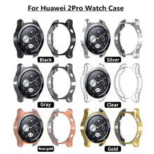 Clássico Oca-Out Relógio Relógio Inteligente Caso Acessórios de Reposição Para Huawei 2 Pro Protetor Banhado Tampa do Caso TPU Macio bumper 2024 - compre barato