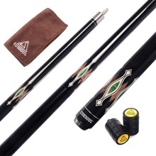 CUESOUL 13mm Tip 19OZ Canadian Maple Wood 1/2 Jointed Pool Cue Stick with Protector and Towel 2024 - buy cheap