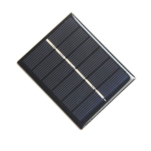 BUHESHUI-Mini Panel Solar de 0,6 W y 3V, célula Solar policristalina, sistema de bricolaje, para batería de 2,4 V, estudio, 10 unids/lote, 60x75MM 2024 - compra barato