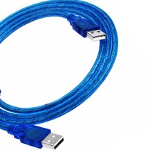 USB-кабель 2,0 типа «Папа-папа», кабель 0,3 м, 0,5 м, 1 м, 1,5 м, 3 м, 5 м, высокоскоростной usb-кабель 480 Мбит/с, usb-кабель для передачи данных 2024 - купить недорого