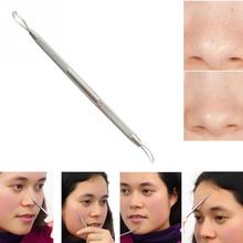 Fashion 12.5cm Double head Stainless Steel Blackhead Remover Cleanser Face Skin Care Tools Pimple Pin Facial Blackhead Remover 2024 - buy cheap