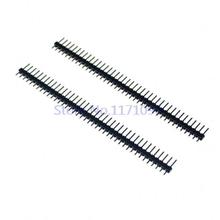 Drop Shipping 100x 40 Pin 2.54 mm Single Row Pin Male Header 2024 - buy cheap