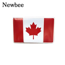 Newbee Car accessories emblems Auto Motorcycles 3D Aluminum Canada Maple Leaf National Flag Sticker Badge Decal For Honda Yamaha 2024 - buy cheap