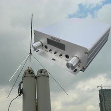 Transmissor de transmissão emissor 15w fm estéreo pll + fonte de alimentação + antena gp dhl ems frete grátis 2024 - compre barato