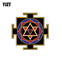 Yjzt adesivo refletor deusa lakshmi yantra 6-9.6cm * 9.6cm corpo do carro adesivo decalque 2024 - compre barato