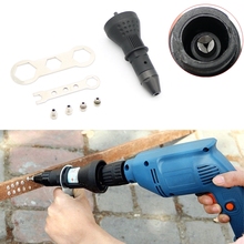 Electric Rivet Nut Gun riveting tool cordless riveting Drill Adaptor Insert nut tool Multifunction Nail Gun Auto rivet 2024 - buy cheap