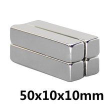 1pcs Super Strong Small 50*10*10mm Neodymium Magnets Rare Earth Powerful Magnet 50 x 10 x 10 mm N35 2024 - buy cheap