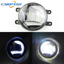 CARPTAH Fog Lamp LED Car Light Daytime Running Light DRL 2-in-1 Functions Auto Projector Bulb For Toyota Camry 2006 - 2017 2018 2024 - buy cheap