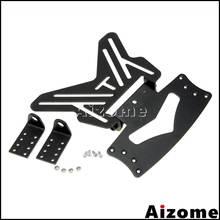 Black Universal Motorcycle Number Plate Holder Tail Tidy Bracket Hanger Slide Mounts Number Registration Plate Holder 2024 - buy cheap