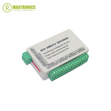 Melhor preço 1 pçs 9 channe dmx512 decodificador led controlador decodificador frete grátis