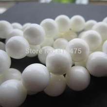 Natural White Shell beads White Color Beads  Round 6mm 8mm 10mm  for jewelry making High Quanlity 2024 - buy cheap
