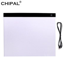 Chipal-tablet para desenho digital de a3, caixa de luz de led, eletrônica, usb, prancha para escrita, placa gráfica, arte, pintura, copiador 2024 - compre barato