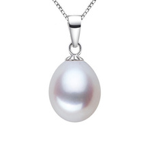 summer Stylish simplicity Really 925 Sterling silver AAAAA 9-10mm freshwater pearls necklace Fashion jewelry for women 2024 - buy cheap