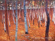 Tree paintings in gold Beech Forest I  Gustav Klimt paintings canvas art Hand painted High quality 2024 - buy cheap
