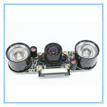 Raspberry Pi 3 камера ночного видения рыбий глаз 5MP OV5647 100 градусов фокусное расстояние регулируемая камера для Raspberry Pi 3 Model B Plus 2024 - купить недорого