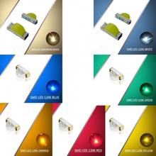 evemodel 100pcs S1206 SMD LED Red/White/Warm White/Blue/Green/Yellow/Orange LEDs Side luminescence leds 1/35 railway modeling 2024 - buy cheap