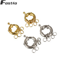 10pcs/lot Rhodium/Gold Color Jewelry Clasps Metal Copper Clasps For Necklace Bracelet Connector Diy Jewelry Making Accessories 2024 - buy cheap
