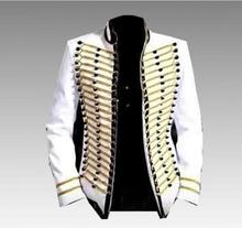 XXS-6XL 2018 Men clothing BIGBANG GD Fashion Slim Michael Jackson Suit Plus size stage Nightclub bar singer Costumes 2024 - buy cheap