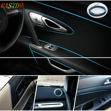 Coche-estilo de 5M moldura Interior de coche tiras decoración línea puerta panel de ventilación de aire 2024 - compra barato