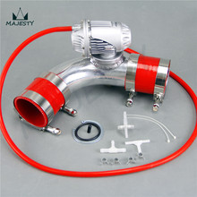 SQV Blow Off Valve BOV IV 4 silver+2'' 50mm 90 degree Flange Pipe +silicone Hose kit red 2024 - buy cheap