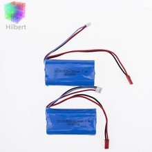2 Pcs 7.4V 1500mAh ICR-18650mah Battery For MJX F 45 Helicopter Spare Parts DH 9053 9101 f45 9118 rc Helicopter parts 2024 - buy cheap