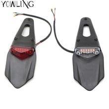 For EXC EXCF SX SXF SXS MXC MX XC XCW XCF XCFW EGS LC4 Light Enduro Trial Bike 12 LED Brake Stop Rear rear fender Tail Light 2024 - buy cheap