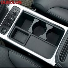 1piece For Honda CRV CR-V 2012 2013 2014 2015 ABS Chrome Front Console Middel Water Cup Holder Trim Cover Frame 2024 - buy cheap